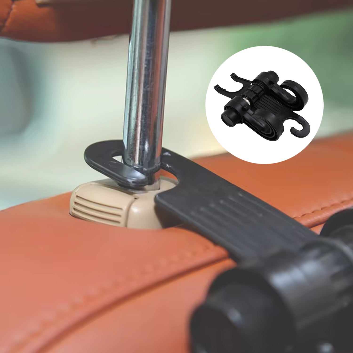 Car Hooks Vehicle Back Seat Hidden Headrest Hanger (1 Pc) Car Hooks Vehicle Back Seat Hidden Headrest Hanger (1 Pc)